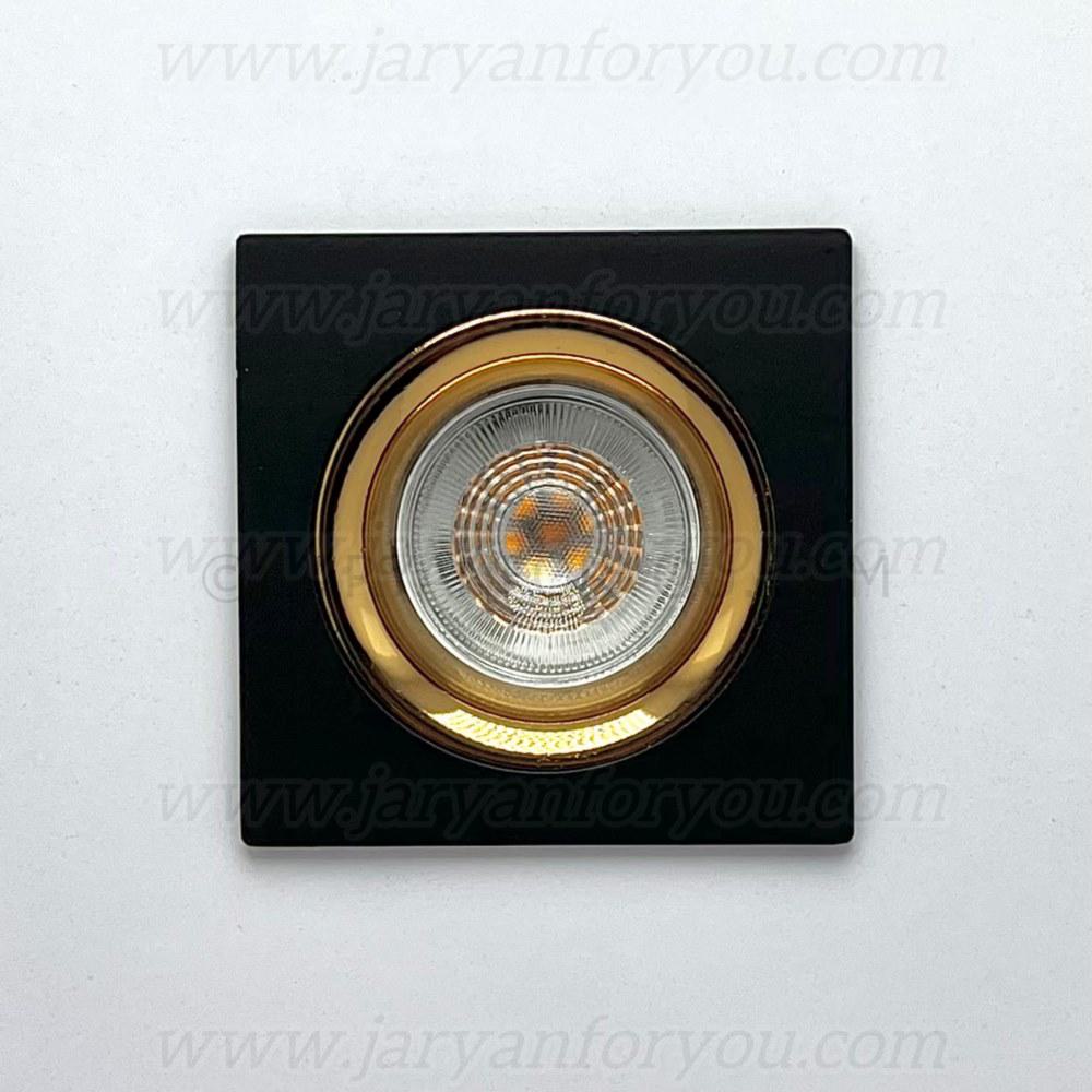 IMG_6630 - JRYN هالوزن دایکاست مربع مشکی طلایی - Image 1