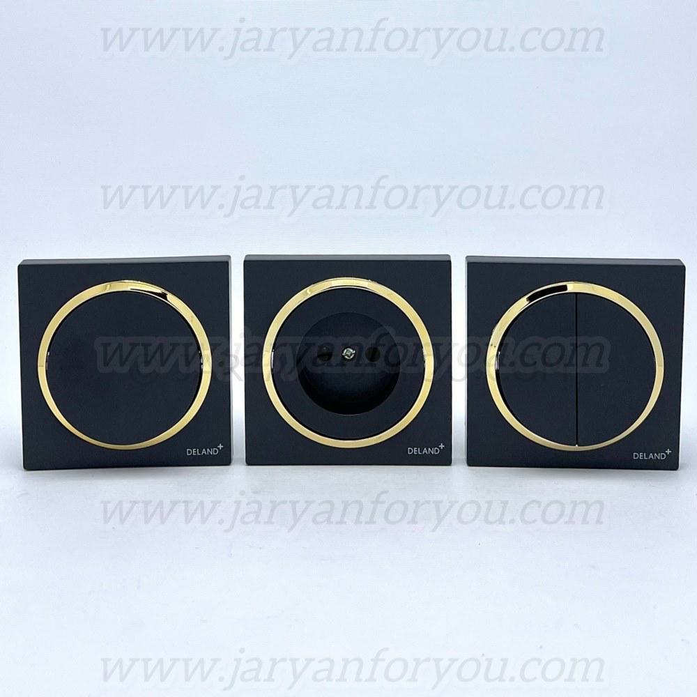 IMG_6751 - JRYN کلید و پریز دلند آوا مشکی طلایی - Image 1