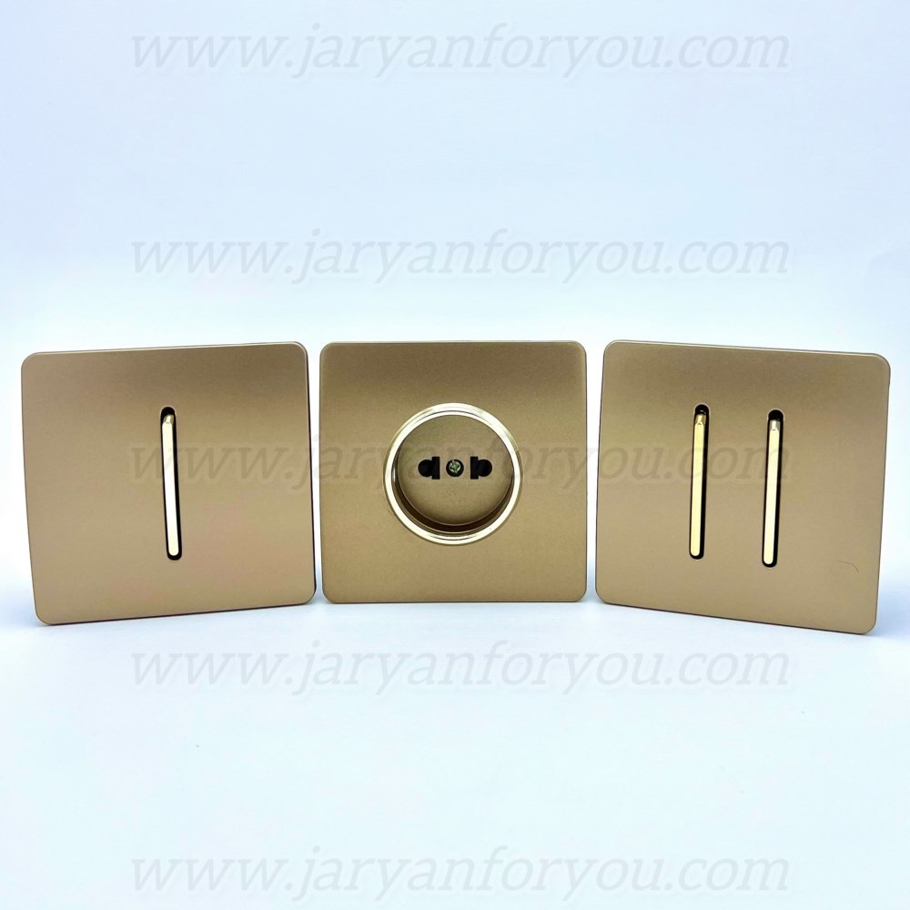 k3 - JRYN کلید و پریز آسیا خطی بژ - Image 1