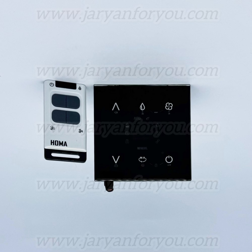IMG_9661 - JRYN کلید کولر مشکی ریموتی لمسی باتایمر و ترموستات - Image 1