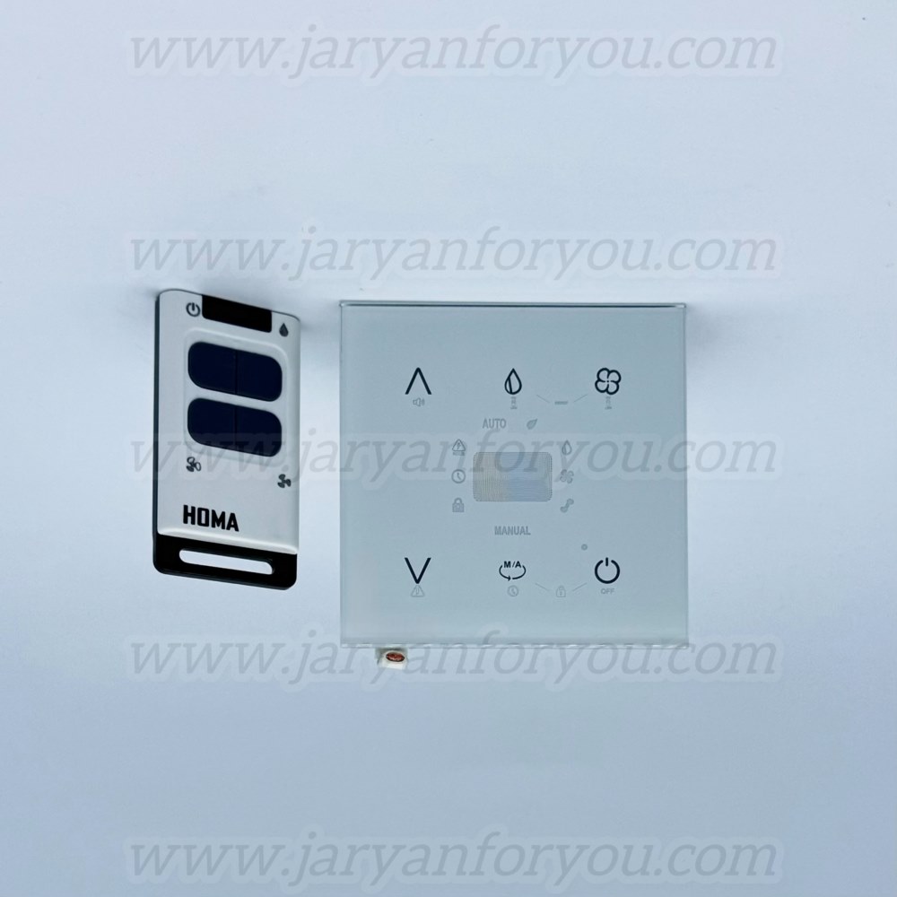 IMG_9662 - JRYN کلید کولر سفید ریموتی لمسی باتایمر و ترموستات - Image 1